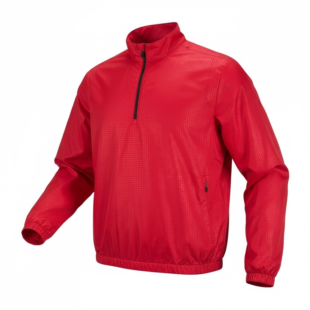 Adidas Men's Climaproof  Zip Up Windbreaker Jacket Size XL Red - Picture 3 of 9
